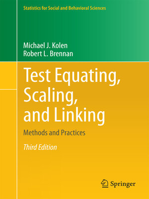 cover image of Test Equating, Scaling, and Linking